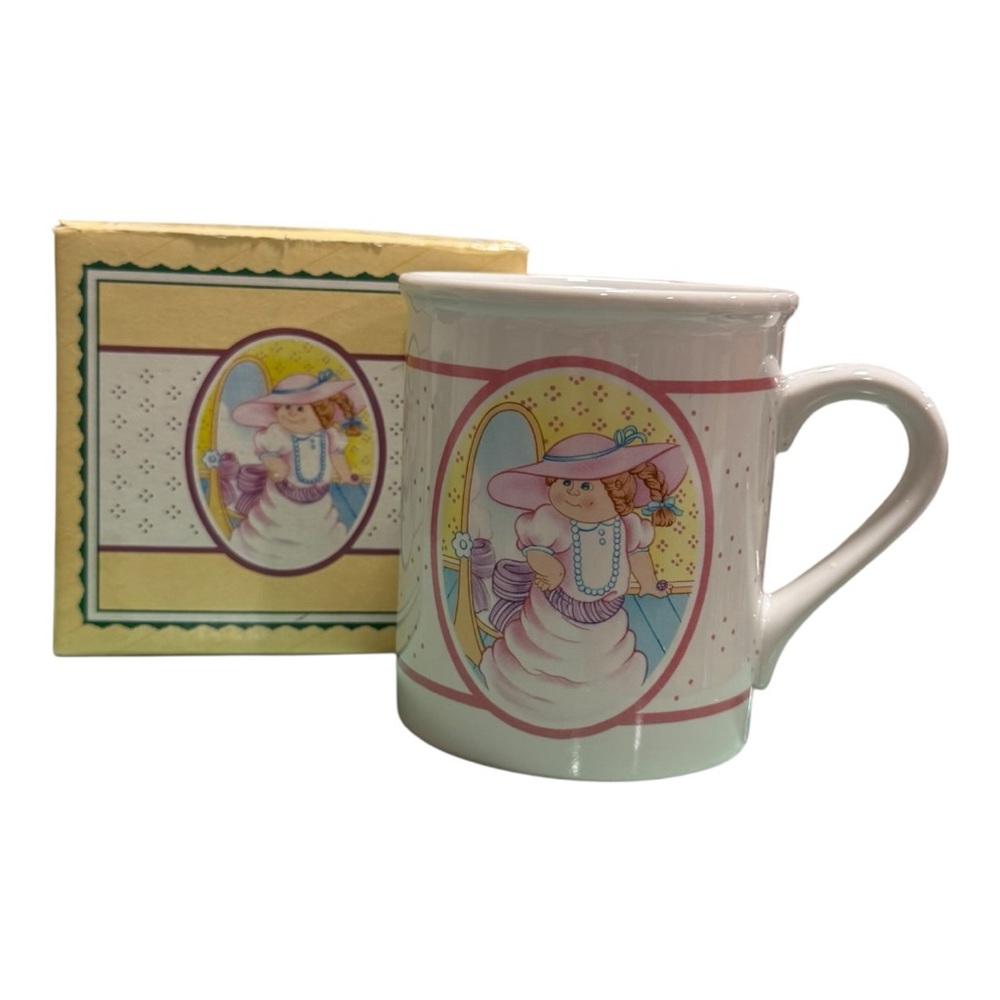 Vintage 1985 Cabbage Patch Kids Mug & Box Extra Special Inc OAA Collectible Cup